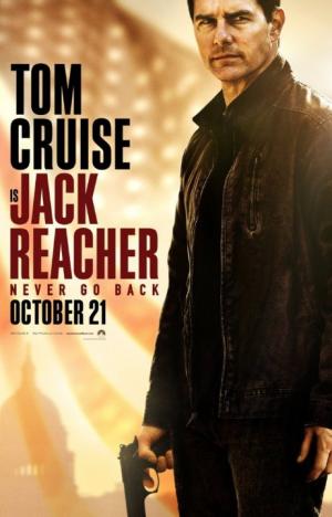 Jack Reacher: Never Go Back poster